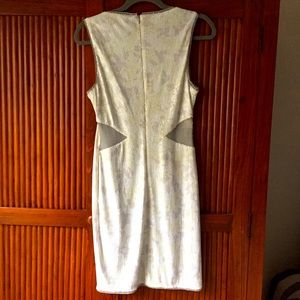 Rachel Roy sequin light camouflage cocktail dress